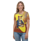 Charming Calico Women's Crew Neck T-Shirt