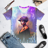 Tranquil Forest Beyond Style women's crew neck with nature design.