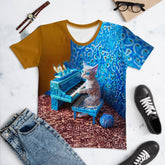 Arctic Fox Winter Whisper women's crew neck t-shirt with elegant design.