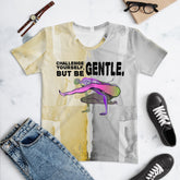 Women's crew neck with elegant Harmony Half Moon design.