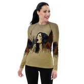 NS-990 Women's Rash Guard front view showcasing the sleek design.