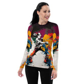 Kickboxing Dominance Women's Rash Guard Intensity Defined - Beyond T-shirts