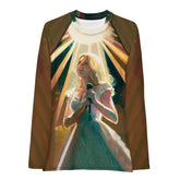 Melodic Harmony Women's All-Over Print Rash Guard - Beyond T-shirts