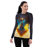 Gothic Bats Halloween Swim Shirt for Women - Beyond T-shirts