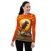 Skeleton Dance Off All-Over Print Rash Guard - Beyond T-shirts