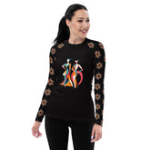 Abstract Adventures All-Over Print Women's Rash Guard - Beyond T-shirts
