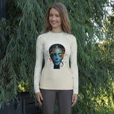 Abstract Beauty in Diversity: Women's Painting Rash Guard - Beyond T-shirts