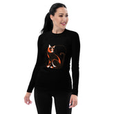 Whimsical Wallaby Waves Rash Guard