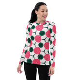 Opulent Onyx Diamond Opulence Women's Rash Guard