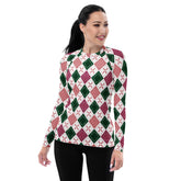 Mystic Diamonds All-Over Print Women's Rash Guard
