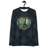 Laid-Back Sloth Beach Lounger All-Over Print Women's Rash Guard