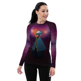 Celestial Glow Women's Rash Guard in action