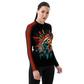 Greatest Equestrian All-Over Print Women's Rash Guard
