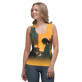 NS-812 sublimation tank top in action at a sports event.