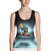 Prism Path Futuristic Shoes Women's Tank Top - Beyond T-shirts