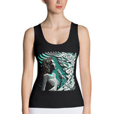 Rhythmic Radiance All-Over Print Women's Tank Top