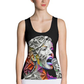 Singing Elegance All-Over Print Women's Tank Top