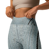 Silver Surf Yoga Leggings - Beyond T-shirts