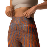 Orange Black Yoga Leggings - Beyond T-shirts