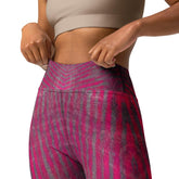 Striking Fuschia Yoga Leggings for a standout yoga practice