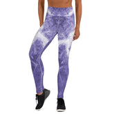 Blue Moon IV Yoga Leggings in action during a yoga session.