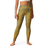 Vibrant Yellow Yoga Leggings for an energetic yoga session
