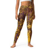 Old Leather Book Yoga Leggings