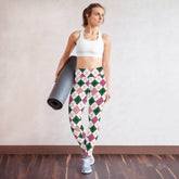 Chic Diamond Mirage All-Over Print Yoga Leggings