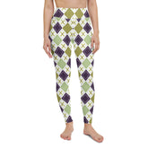 Diamond Illusion All-Over Print Yoga Leggings