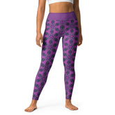 Floral Bliss Yoga Leggings with vibrant flower pattern