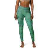 Geo Harmony Yoga Leggings featuring Unique Pattern and Design