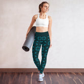 Serenity Sway Yoga Leggings front view on model