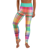 Dive into your yoga practice with these artistically designed Vibrant Watercolor Strokes Yoga Leggings, blending art with movement.