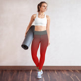 Opal Odyssey Yoga Leggings on model in yoga pose