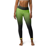 Sunstone Spirals Yoga Leggings on white background.