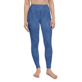 Indigo Infusion Yoga Leggings for a Stylish Workout