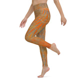 Orange Yoga Leggings - Beyond T-shirts