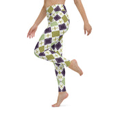 Diamond Illusion All-Over Print Yoga Leggings