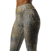Polished Metal Yoga Leggings