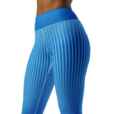 Desert Mirage Gradient Yoga Leggings on model showcasing vibrant colors.