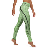 Silver Surf V Yoga Leggings - Beyond T-shirts