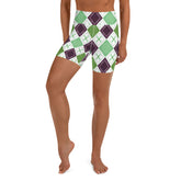 Diamond Mirage All-Over Print Yoga Shorts