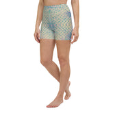 Chenille Circuit Texture Yoga Shorts