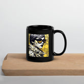Artistic Accomplishments Black Glossy Mug - Beyond T-shirts