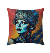 Artistic Admiration Outdoor Pillow - Beyond T-shirts