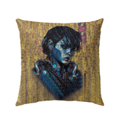 Artistic Adventure Outdoor Pillow - Floral Design