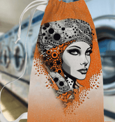 Artistic design laundry bag for bedroom or bathroom