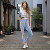 Artistic Lines II Yoga Leggings - Beyond T-shirts