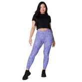 Athletic Feminine Dance Moves II leggings with side pockets for women.