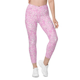 Athletic Feminine Dance Moves III Crossover Leggings side view